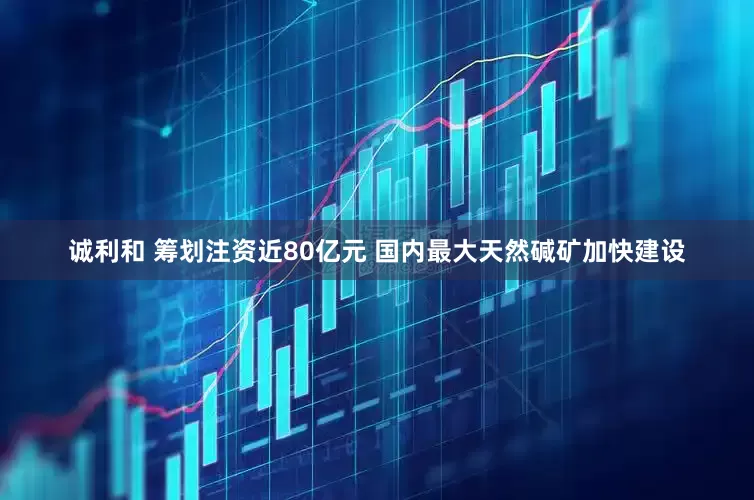 诚利和 筹划注资近80亿元 国内最大天然碱矿加快建设